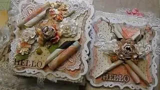 Vintage Swap: Book Card, Altered Bag, Embellishmen