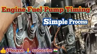 Diesel Engine Fuel Pump Timing Simple Process.