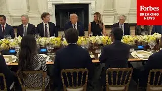 HAPPENING NOW: President Trump Hosts Big Tech Ceos At The White House For Dinner