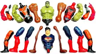 AVENGERS TOYS MARVEL'S HULK SUPERMAN SPIDER-MAN ANT MAN SIREN HEAD SUPERHERO TOYS VIDEO