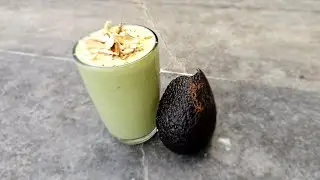 🥑Avocado 🥑 juice 🍸 😋 #avacado #avacados #avacadomilkshake #milkshake #milkshakerecipe #food