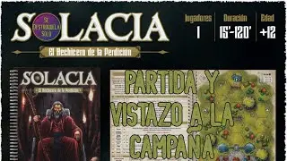 ¿Merece la pena Solacia? 👀 Partida en solitario y vistazo a su Verkami