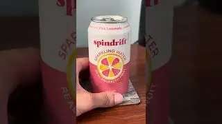 Spindrift Pink Lemonade Sparkling Seltzer Water and Real Squeezed Fruit Review