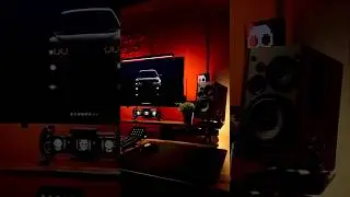 Dark Mode Setup Vibes 💻🔥 | Cinematic Desk Glow-Up #Shorts #desksetup #pc #gamingroom