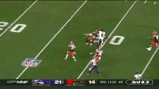 Lamar Jackson Displays Incredible Speed And Cutting Ability Browns Vs Ravens Monday Night Football