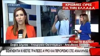 Bank run 2015 Greece in Crisis / &Tau;&rho;ά&pi;&epsilon;&zeta;&epsilon;&sigmaf; &sigma;&epsilon; Capital Control [GR]