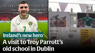 'Hopefully I can follow in his footsteps&rsquo; - A trip to Troy Parrott's old school