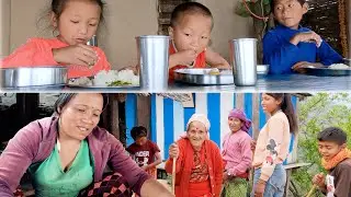 Sarmila cooks for Guests || A village family video ||