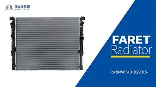 FARET High-performance Aluminum Radiator for BMW540i