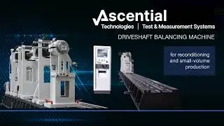 Automotive driveshaft balancing machine
