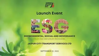Launch Event: Jaipur City Transport Services Ltd's ESG Policy & Disclosure Framework