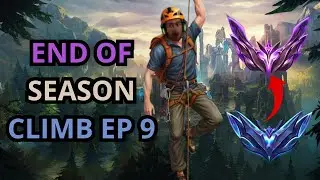End of Season Climb Ep 9 | Facing the Most Broken Botlane in League