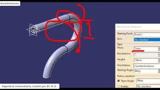 Catia V5.- 11 Barridos en CATIA (rib, slot) #catiav5 #catia #diseño