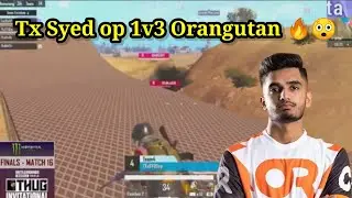 Tx SYEDOP 1v3 Orangutan | Everyone Shocked 😲.