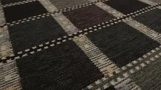 Rug & Kilim&rsquo;s Scandinavian-Inspired Rug, Deep Purple and Teal Geometric Patterns -35207