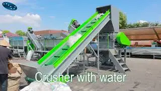 Plastic PE Film Washing Plant Machinery