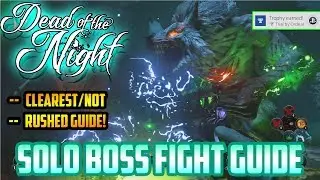Dead Of The Night Solo Boss Fight Easter Egg (CLEAREST SOLO GUIDE)