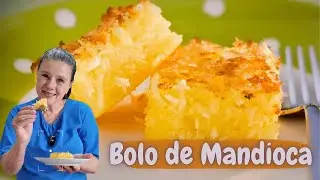 Esse bolo de mandioca parece queijadinha 🤤 Receita que lembra casa de vó!