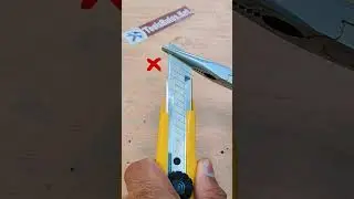 Easy Life Hack to Break the Blade of Stationary Knife-Tools Rules