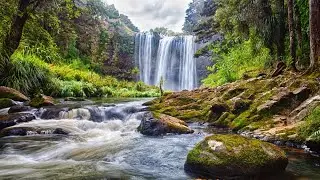 Красивая расслабляющая музыка под звуки водопада - Лечебная музыка для отдыха - Водопад 💦