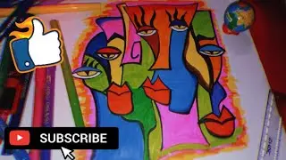 Abstract Art With Brush Pen | Human Figure |  Shivusartgallery