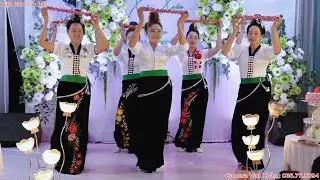 Múa khơ mú ĐVN Bản phiêng ban múa mừng lễ vu quy Xuân Xuân & Qinsen