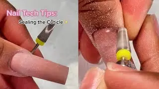 HOW TO SEAL THE CUTICLE FOR BEGINNERS #nailtutorial  #beginnernailtechtips