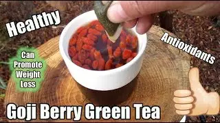 Homemade Goji Berry Green Tea | Great Morning Coffee Alternative