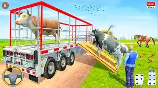 Animal Truck Driving Simulator 3D - Real Farm Cargo Zoo Transporter Driver - Android GamePlay