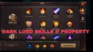 MU Dark Epoch Dark Lord GUIDE | MU Dark Epoch Dark Lord skills property