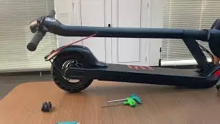 Microgo M5  electric scooter main shaft installation no2