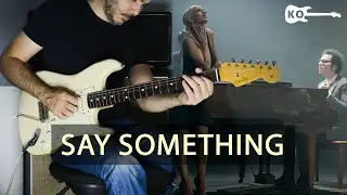 A Great Big World ft. Christina Aguilera - Say Something - Electric Guitar Cover by Kfir Ochaion