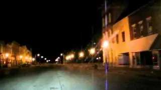 Driving Through Downtown Cairo, IL at Night