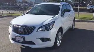 All New 2018 Buick Envision AWD Rain Sensing Wipers Handsfree Hatch White Oshawa ON Stock #180287