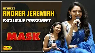 Actress Andrea Press Meet | Mask Movie | Kavin | Andrea Jeremiah | Jaya Plus