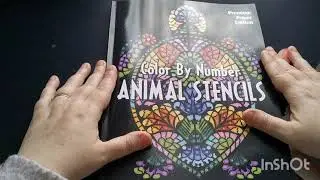 Flip Through | Color By Number Animal Stencils ~ Premium Paper Edition