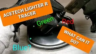 Glow In The Dark Test | Unboxing My New Acetech Lighter R Airsoft Tracer Unit