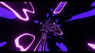 VJ LOOP NEON Pink Purple Tunnel Abstract Background Video Simple Lines Pattern 4k Screensaver