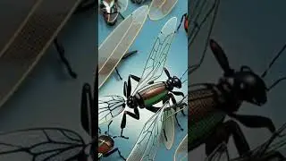 ai generated images #ai #nature #insect #shorts #macro