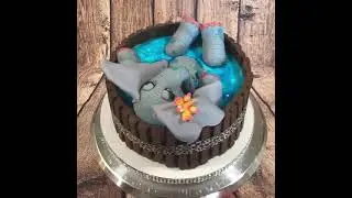 #cake2021 birthday Cake for baby boy it's yummy