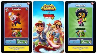 Subway Surfers Brawl Stars 2025 vs No Floor Challenge Floor is Lava vs Plant invasion