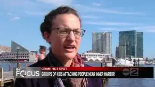 Kids assaulting people near the Inner Harbor