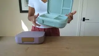 Bentgo Modern 3/4 compartment lunchbox with comparison to Yumbox Panino 3 compartment lunchbox