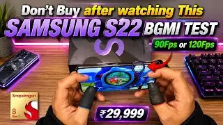 Samsung s22 BGMI test 😍 Snapdragon 8gen 1 🔥  120fps PUBG Mobile