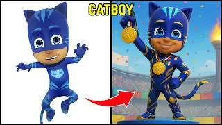 🏅 PJ Masks Reimagined as Olympic Athletes 🏃&zwj;♂️🤸 | Fun Sports Adventure!