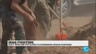 Clash between Army and Kurds in Iraq: 