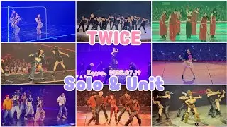 [4K]TWICE - 11 Solos & Units (Fancam│2025.07.19 Inspire Arena)