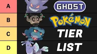 BEST GHOST TYPE POKEMON TIER LIST! Pokemon Tier lists - Ghost Pokemon