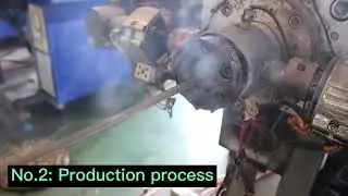 Have a visit in our factory.How the extruders produce PE rattan.