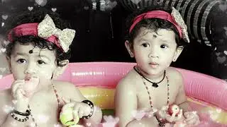 First Birthday of Ayushi Arushi